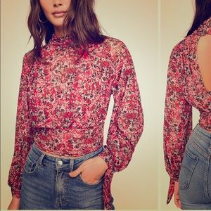 NWOT Free people long Sleeve blouse small